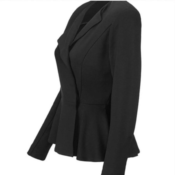 CAbi Agency‎ Black Jacket / Blazer Style #3549 Size 6 - Picture 2 of 9